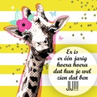 giraffe verjaardag